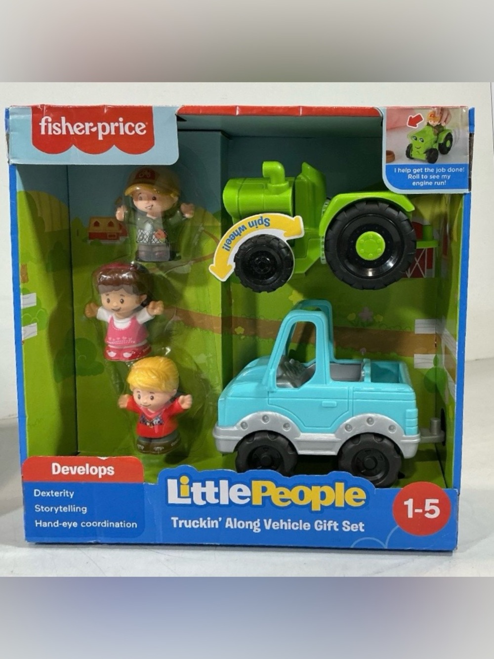 Fisher-Price Little People Truckin' Along Vehicle Gift Set